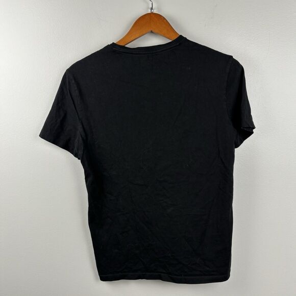 Polo Ralph Lauren Shirt Small Black Crew Neck  Graphic POLO est 1967 Short Sleev - Picture 4 of 4